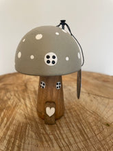 Load image into Gallery viewer, Wooden Mushroom House.
