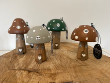 Load image into Gallery viewer, Wooden Mushroom House.
