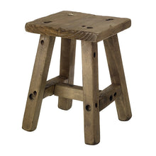 Load image into Gallery viewer, Rustic Wooden Stool
