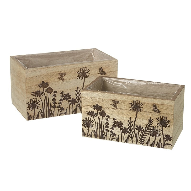 Rectangular Wooden Boxes