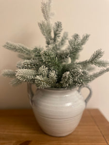 Potted Snowy Indoor Tree