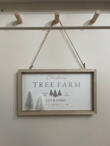 🎄 Christmas Tree Farm Plaque