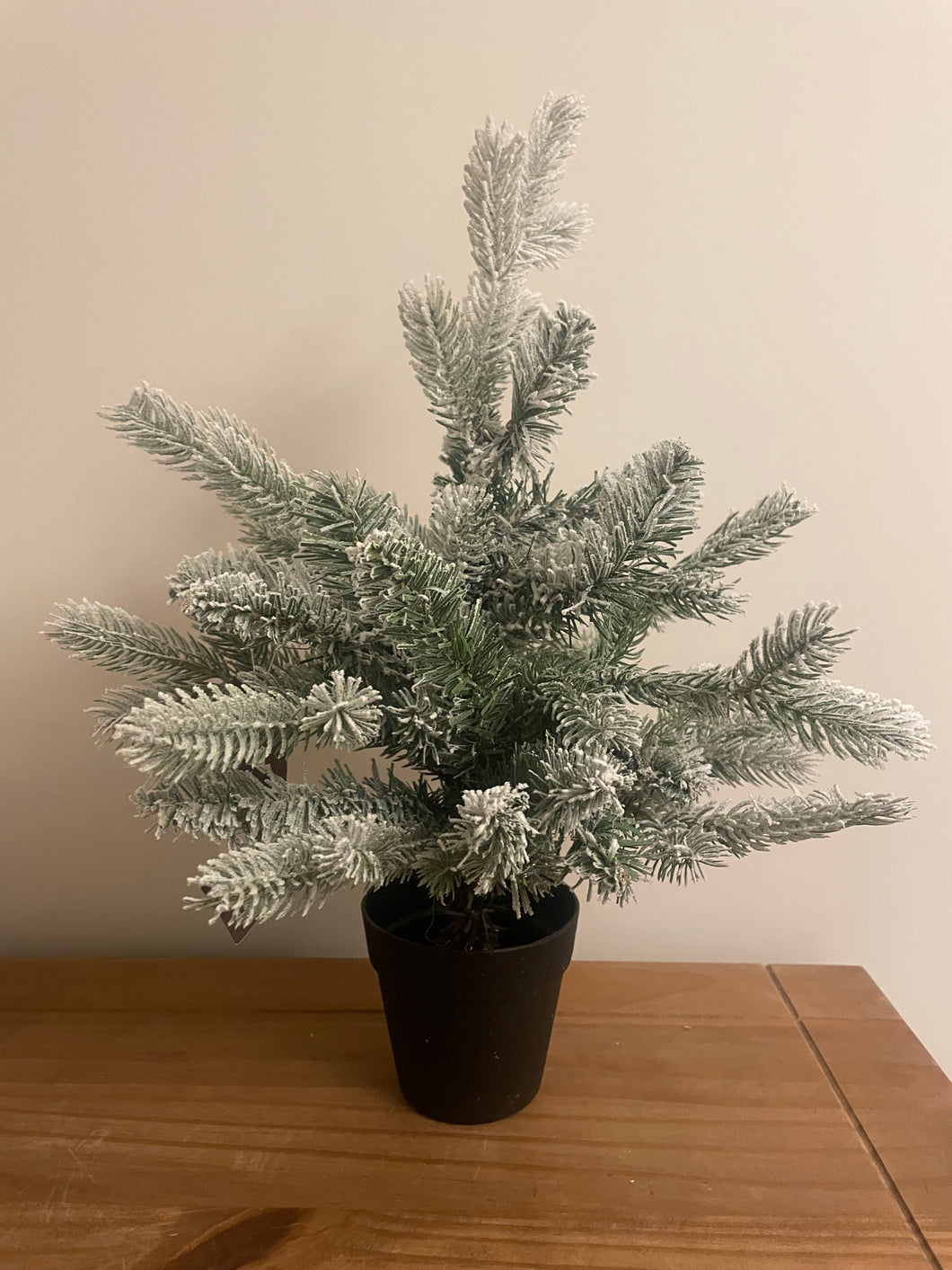 Potted Snowy Indoor Tree