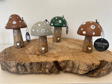 Load image into Gallery viewer, Wooden Mushroom House.
