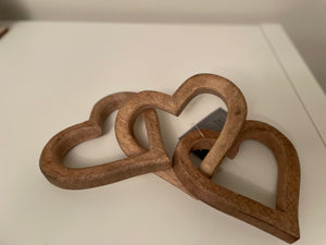 Wooden Heart Chain