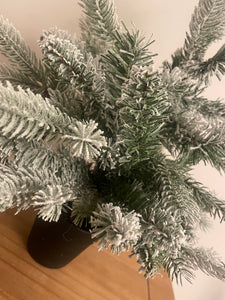 Potted Snowy Indoor Tree