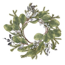 Load image into Gallery viewer, 🎄 Green Foliage &amp; Silver Bead Wreath
