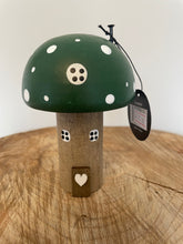 Load image into Gallery viewer, Wooden Mushroom House.
