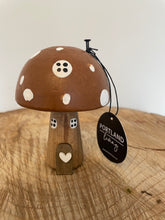 Load image into Gallery viewer, Wooden Mushroom House.
